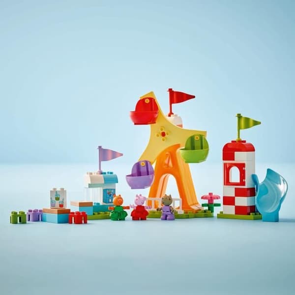 LEGO DUPLO Peppa Pig 10453 Nöjesfält - Byggset för barn från 2 år