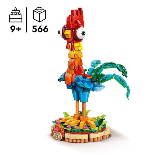 LEGO spel Disney Vaiana 2 43272 Heihei - Leksaker för flickor från 9 år med kyckling att bygga