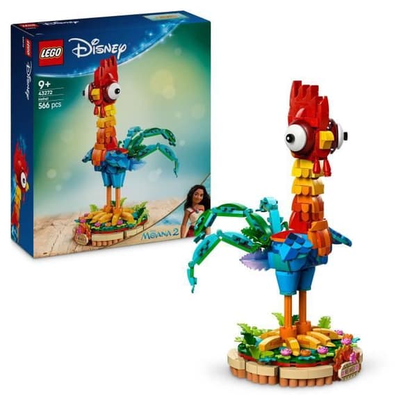 LEGO spel Disney Vaiana 2 43272 Heihei - Leksaker för flickor från 9 år med kyckling att bygga