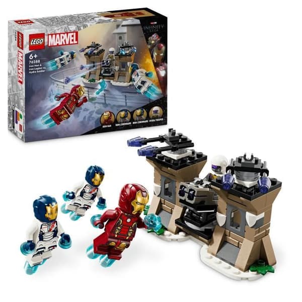 LEGO Marvel 76288 Iron Man og Iron Legion vs. Hydra Trooper, Avengers-sæt