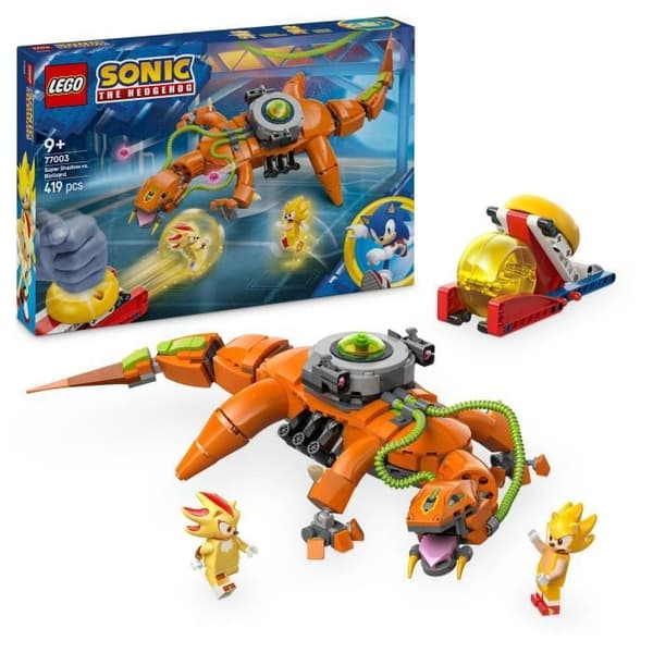 LEGO Sonic the Hedgehog 77003 Super Shadow vs. Biolizard Present till spelare från 9 år