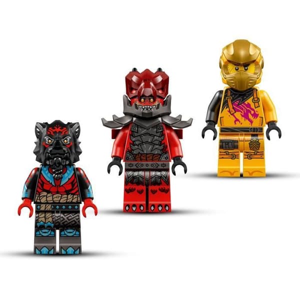 LEGO NINJAGO 71833 Rasin ja Arinin supermyrskysuihkari - Rakennussetti 8-vuotiaille ja sitä vanhemmille