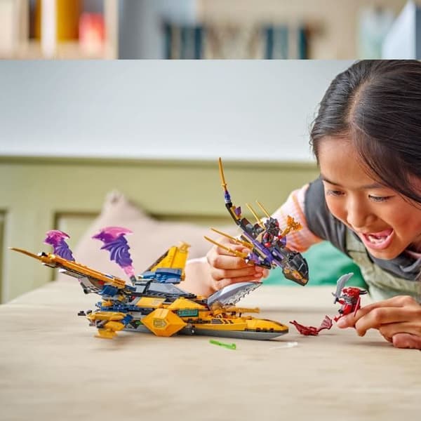 LEGO NINJAGO 71833 Rasin ja Arinin supermyrskysuihkari - Rakennussetti 8-vuotiaille ja sitä vanhemmille
