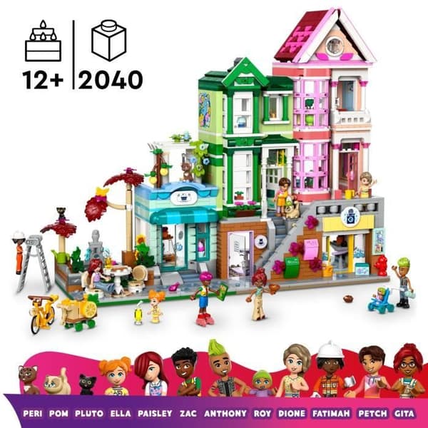 LEGO Friends 42670 Heartlake Cityn asunnot ja kaupat Luova peli tytöille