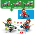 Miniatyrbild 3 av 5: LEGO Super Mario 72034 Mario Kart – Baby Mario vs. Baby Luigi – Nintendo-present