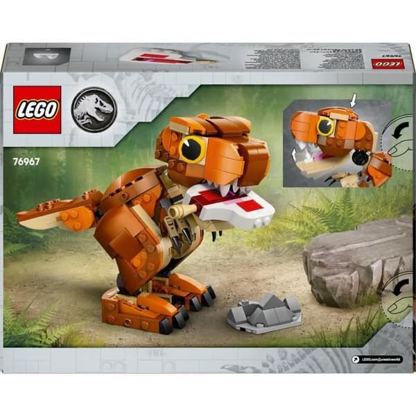 LEGO Jurassic World 76967 Lilla Ätaren: Den kvinnliga T-rexen - Byggspel för barn från 7 år