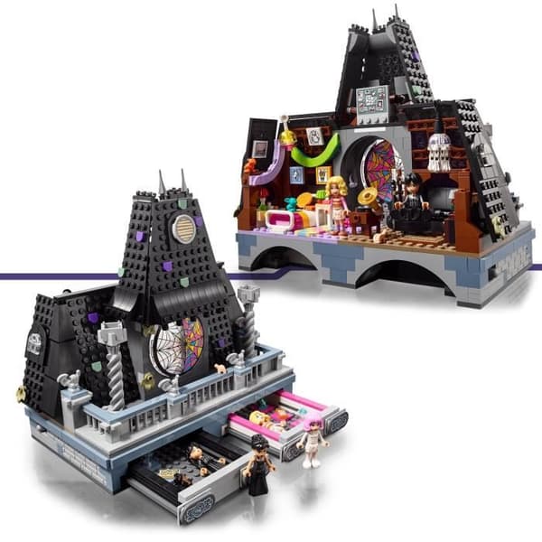 LEGO Wednesday 76781 Wednesdayn ja Enidin makuuhuone - Nevermore-lahja ja 4 mininukkea