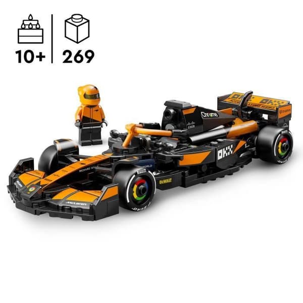 LEGO Speed Champions 77251 McLaren Team MCL38 F1-bil - 10 års ålder byggset