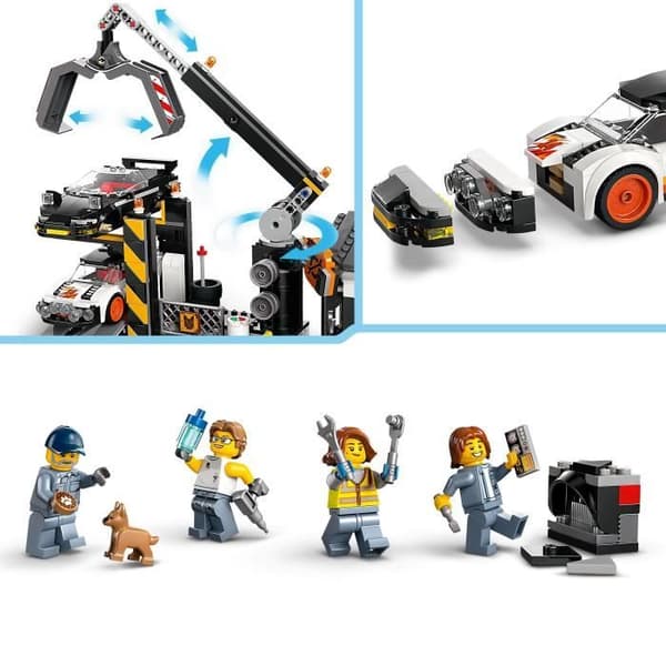 LEGO City 60472 Auton romu - Rakennussetti 7-vuotiaille ja sitä vanhemmille pojille ja tytöille