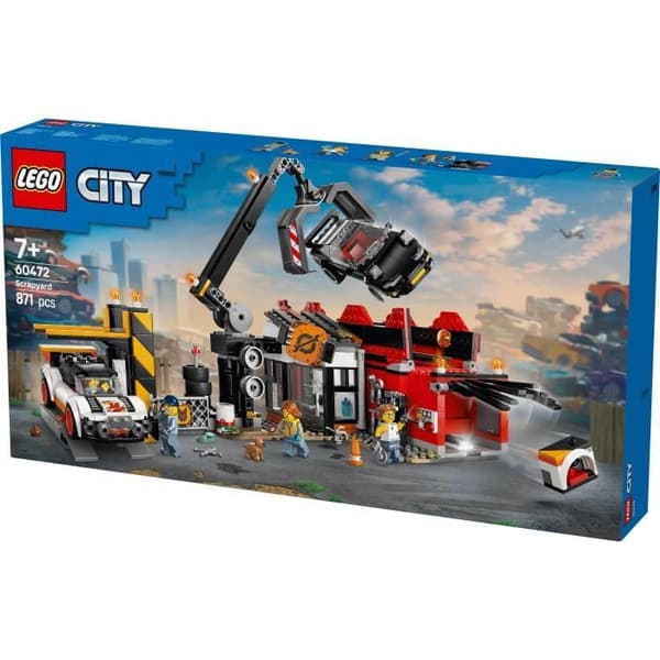 LEGO City 60472 Auton romu - Rakennussetti 7-vuotiaille ja sitä vanhemmille pojille ja tytöille