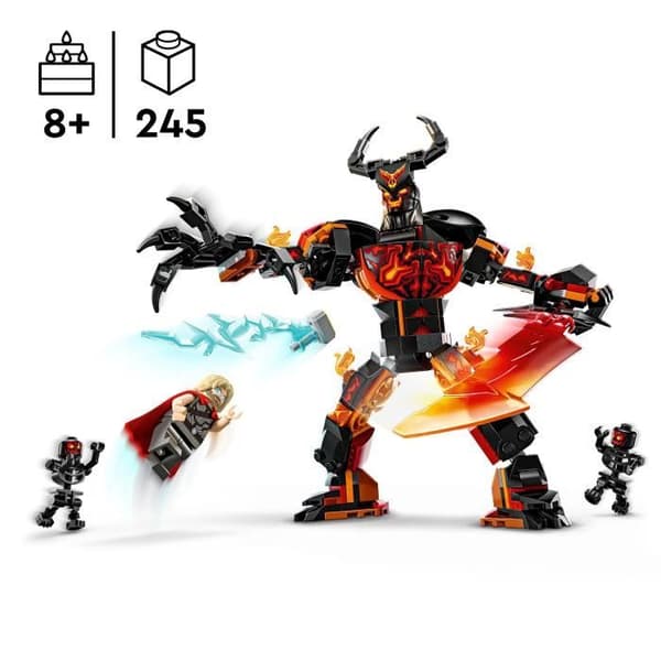LEGO Marvel 76289 Thor vs. Survivor Byggbar minifigur, superheltesæt