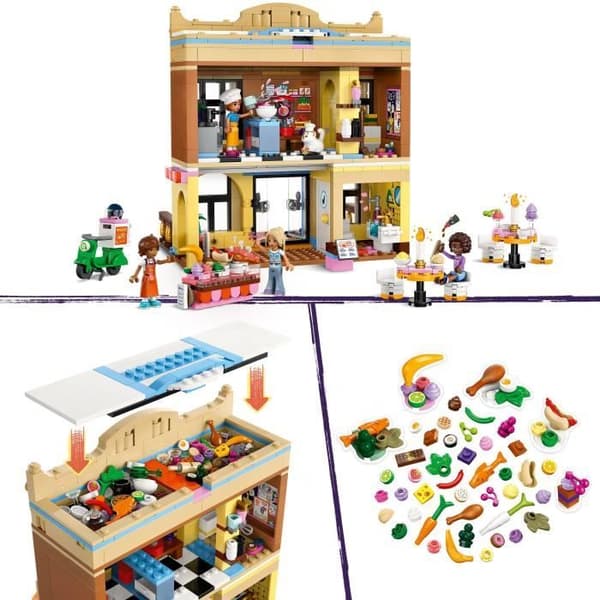 LEGO Friends 42655 Restaurang och Matlagningsskola - Byggset för Flickor
