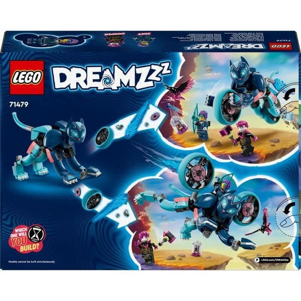 LEGO DREAMZzz 71479 Zoeys kat-motorcykel - Kæledyrssæt - Motorcykel til børn og minifigurer