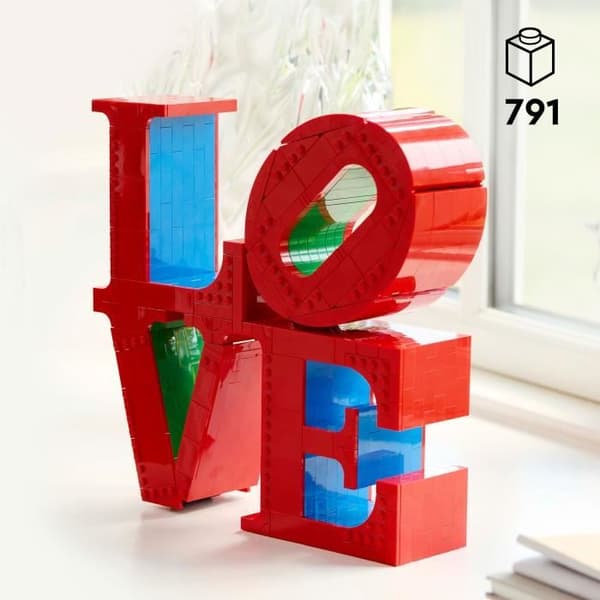 LEGO Art 31214 LOVE - Byggesæt til voksne - Dekoration og gave til par