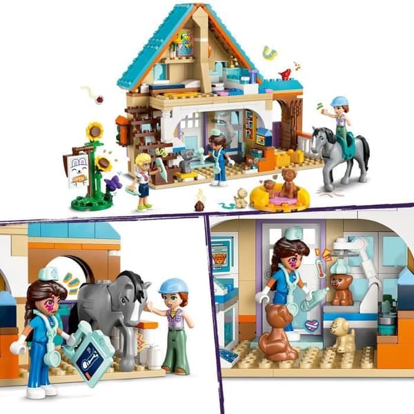 LEGO Friends 42651 Häst- och husdjursveterinärklinik - Leksak
