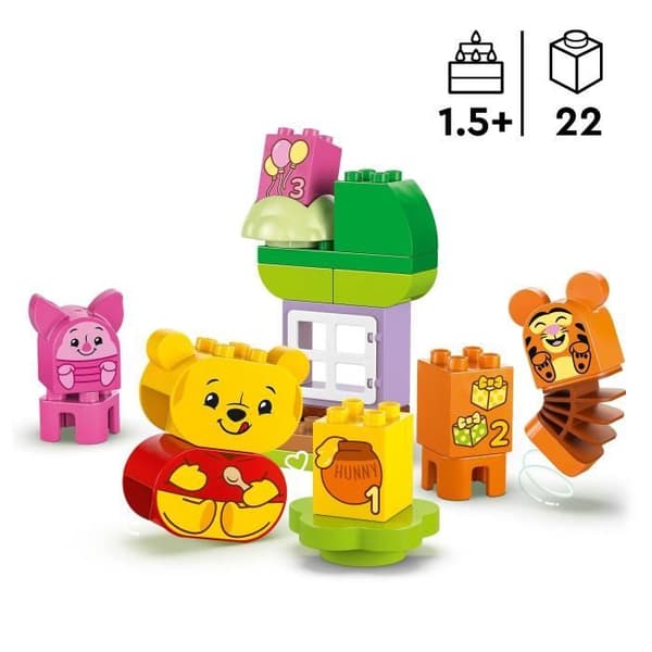 LEGO DUPLO Pelit | Disney 10457 Nalle Puhin syntymäpäiväjuhlat - Rakennuspeli 18 kuukautta