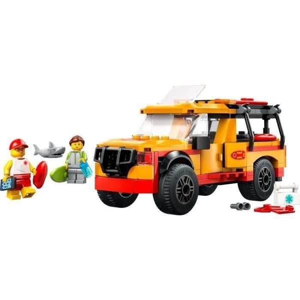LEGO City 60453 Strandräddning - Hajleksak för åldrarna 6 och uppåt