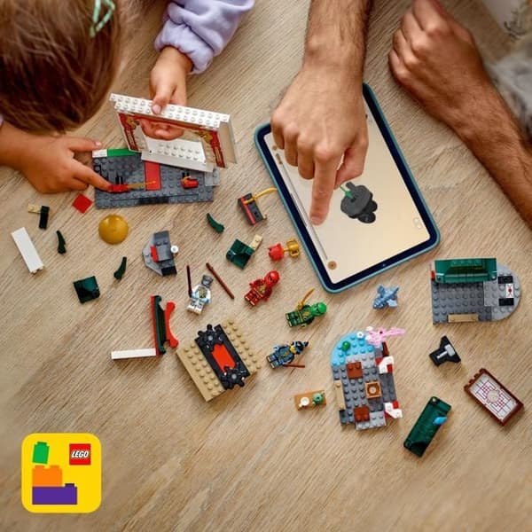 LEGO NINJAGO 71831 Spinjitzun ninjatemppeli - Lohikäärmelelu lapsille 4-vuotiaille ja sitä vanhemmille