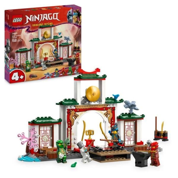 LEGO NINJAGO 71831 Spinjitzun ninjatemppeli - Lohikäärmelelu lapsille 4-vuotiaille ja sitä vanhemmille