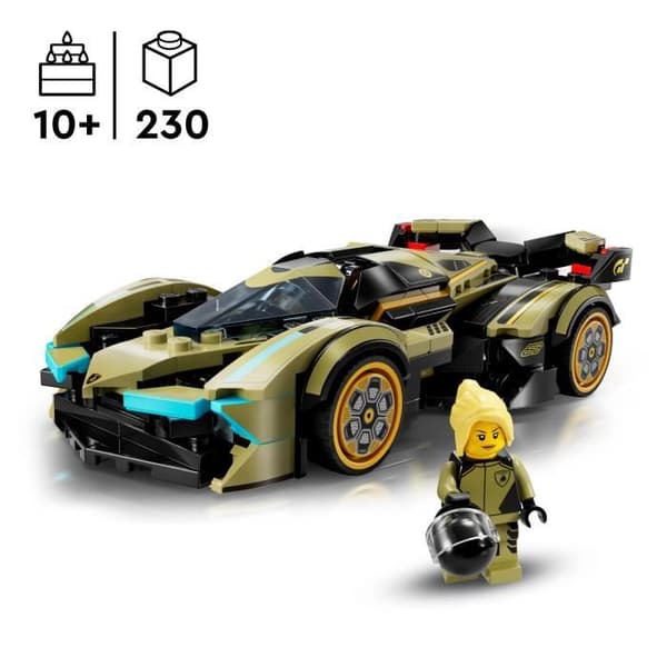 LEGO Speed Champions 76923 Lamborghini Lambo V12 Vision GT Superbil, leksaksfordon