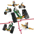 Miniatyrbild 3 av 6: LEGO NINJAGO 71820 Ninja Team kombinationsfordon: glidflygplan, racerbil eller motorcykel