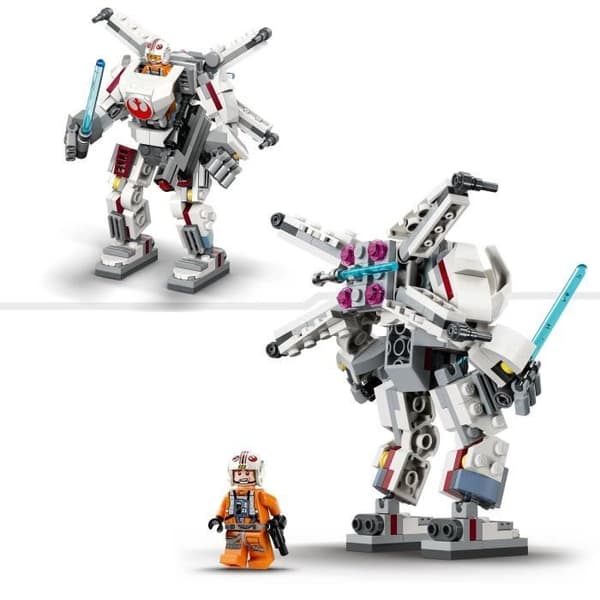 LEGO Star Wars 75390 Luke Skywalkers X-Wing Mecha byggelegetøj til børn