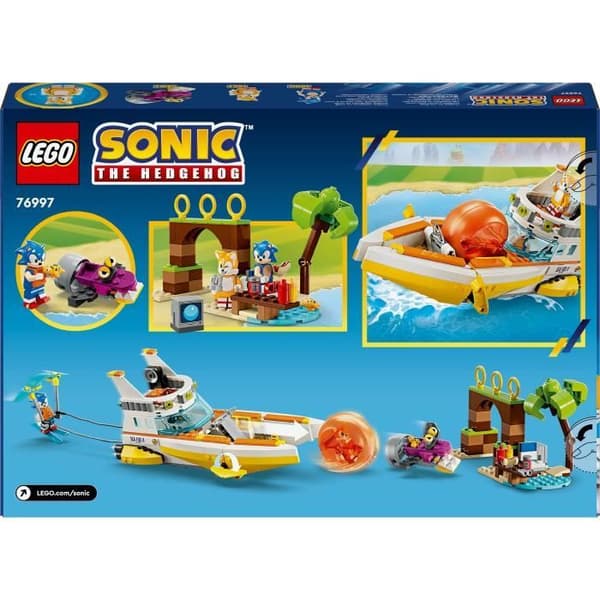 LEGO Sonic the Hedgehog 76997 Tailsin seikkailuvene Interaktiivinen lelu