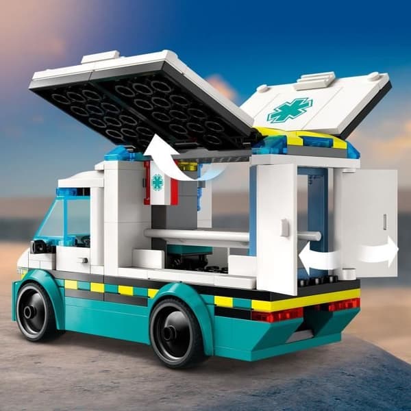 LEGO City 60451 Redningsambulance – Byggelegetøj til en 5-årig dreng