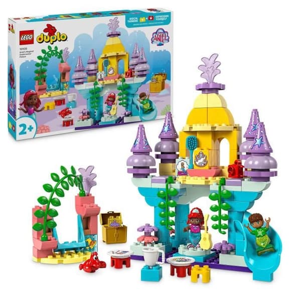 LEGO DUPLO | Disney 10435 Arielin taianomainen vedenalainen palatsi - Pieni merenneito -nukke