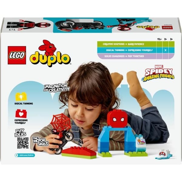 LEGO DUPLO Marvel 10424 Spincykeläventyr - Spidey & Vänner Leksak