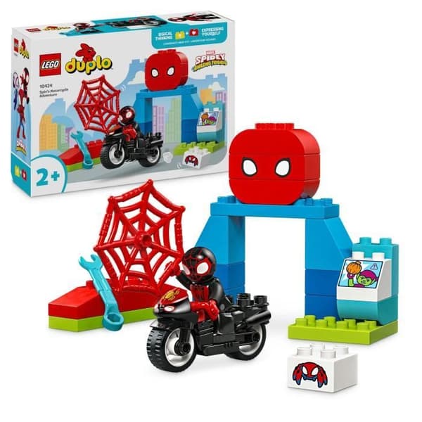 LEGO DUPLO Marvel 10424 Spincykeläventyr - Spidey & Vänner Leksak