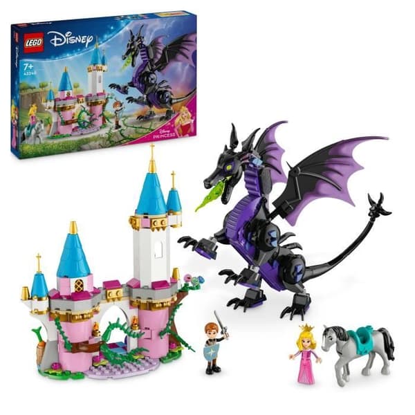 LEGO | Disney Princess 43240 Maleficent lohikäärmeenä, lelu piirretyn faneille