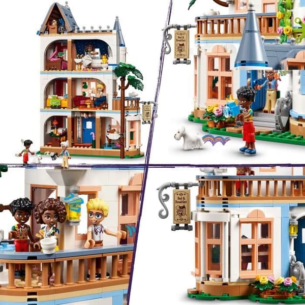 LEGO Friends 42638 Linnan vierashuone - Mielikuvituksellinen leikkisetti lapsille