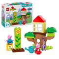 Miniatyrbild 1 av 6: LEGO DUPLO 10431 Peppa Pigs trädgård och trädkoja - Kreativa leksaker