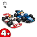 Pikkukuva 2 / 6: LEGO City 60464 Williams Racing- ja Haas F1 -kilpa-autot - Lelu 4-vuotiaille