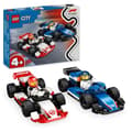Pikkukuva 1 / 6: LEGO City 60464 Williams Racing- ja Haas F1 -kilpa-autot - Lelu 4-vuotiaille