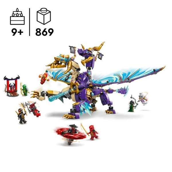 LEGO NINJAGO 71836 Arc: Koncentrationens Drake, Spel för pojkar eller flickor från 9 år