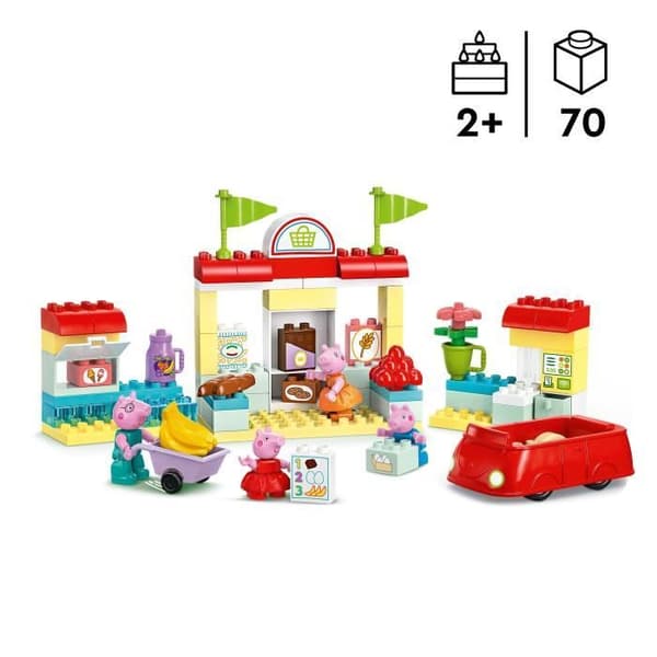 LEGO DUPLO 10434 Peppa Pig's Supermarket - Lasten lelut 2 vuotta