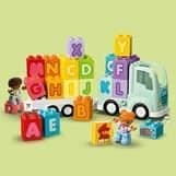LEGO 10421 DUPLO My Town Aakkosauto, aakkoset oppimislelu lapsille 2 vuodesta alkaen