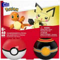 Miniatyrbild 2 av 6: MEGA-paket med 2 Pokébollar med 40 mikroklossar (slumpmässig modell)
