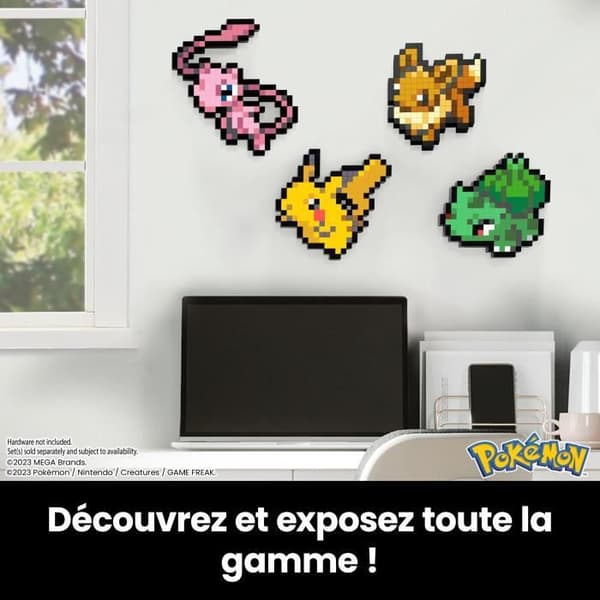 Mega Pokémon Eevee Retro Pixel Art Byggset 323 Bitar - MEGA Pokémon - HTH78