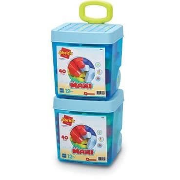 ECOIFFIER Rolly Bricks - 40 palaa - Les Maxi -mallisto - 18 kuukauden iästä alkaen - Taattu ranskalainen alkuperä