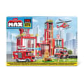Miniatyrbild 2 av 6: Byggset - ZURU - Stor brandstation (976 delar) - Skapar en brandstation med fordon och tillbehör