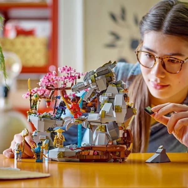 LEGO NINJAGO 71819 Lohikäärmeen kalliopyhäkkö, Ninja-lelut, 6 minihahmoa