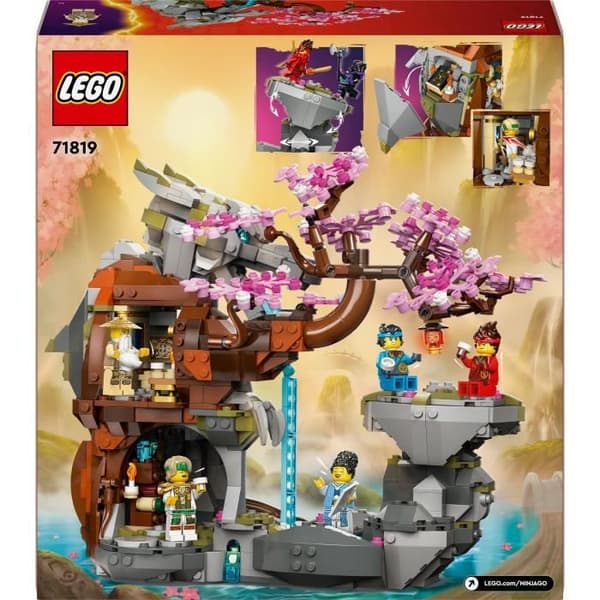 LEGO NINJAGO 71819 Lohikäärmeen kalliopyhäkkö, Ninja-lelut, 6 minihahmoa