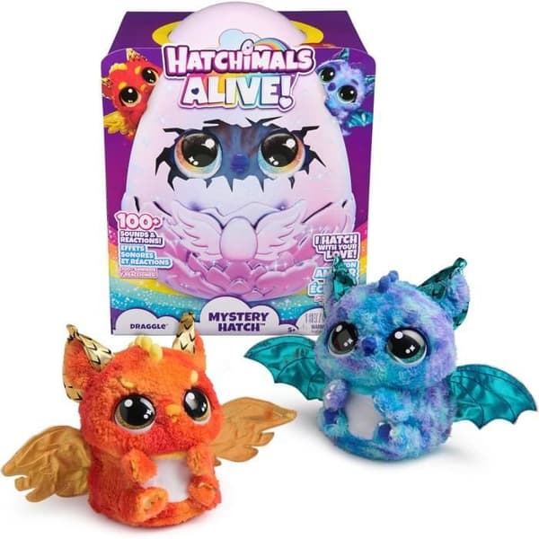 SPIN MASTER DRAGGLE HATCHIMALS ELÄVÄ SALAINEN LUUKKU