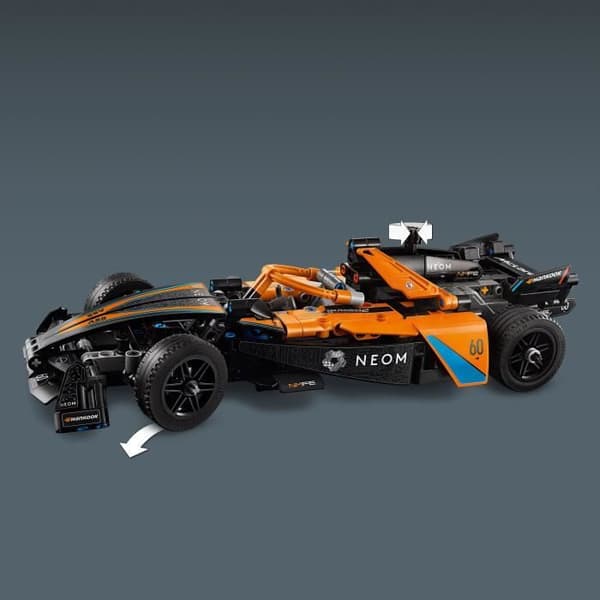 LEGO Technic 42169 NEOM McLaren Formel E Racerbil, Billeksak, Kreativ Lekgåva