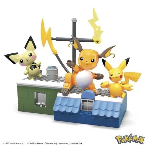 POK PIKACHU EVOLUTION - MEGA - HKT23 - MEGA BLOKS LICENSIERADE BYGGKLOSSAR
