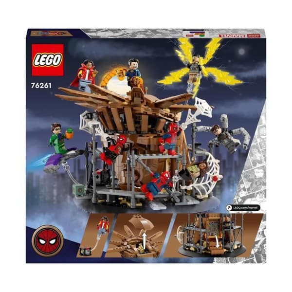 LEGO Marvel 76261 Spider-Man: Ingen vej hjem - Den endelige kamp - legetøj med 3 Peter Parkers, Green Goblin og Electro