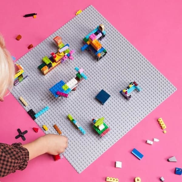 LEGO 11024 Classic Den Grå Byggeplade 48x48, Basisplade til Byggeri, Samling og Fremvisning